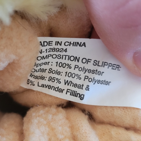 Cozy Hugs Microwave or Freeze Duck Slippers, Size 8.5 - Picture 10 of 13